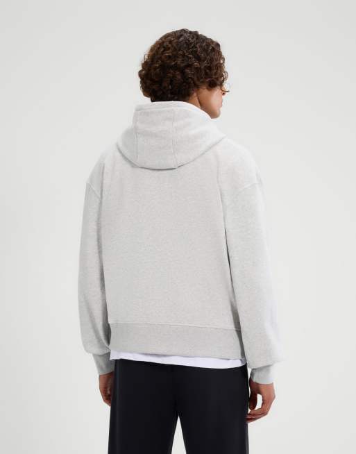 ellesse Kalvini fz hoody in light grey marl, 4 of 4