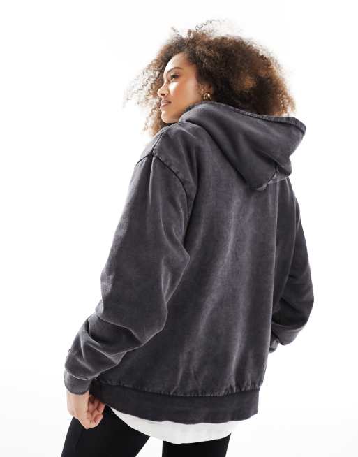 ellesse - Keilly - Hoodie zonder sluiting in zwart met wassing, 4 van 4