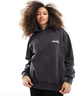 ellesse - Keilly - Kapuzenpullover in verwaschenem Schwarz