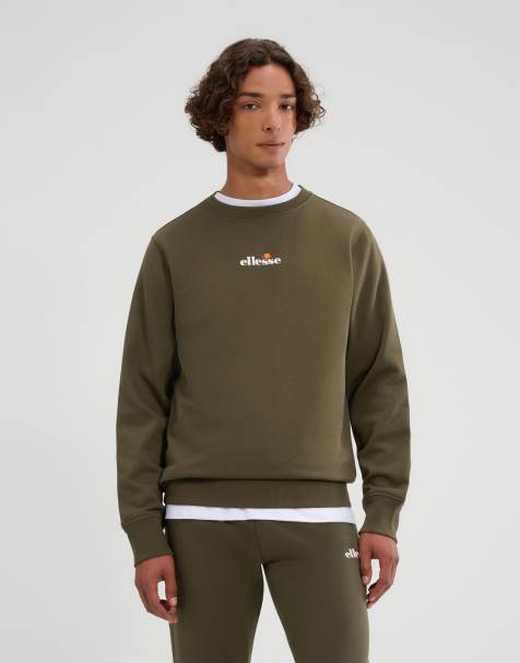 ellesse Kiamto 2 long sleeve sweatshirt in khaki - view 1