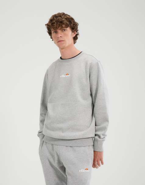 ellesse Kiamto 2 long sleeve sweatshirt in light grey marl - view 1