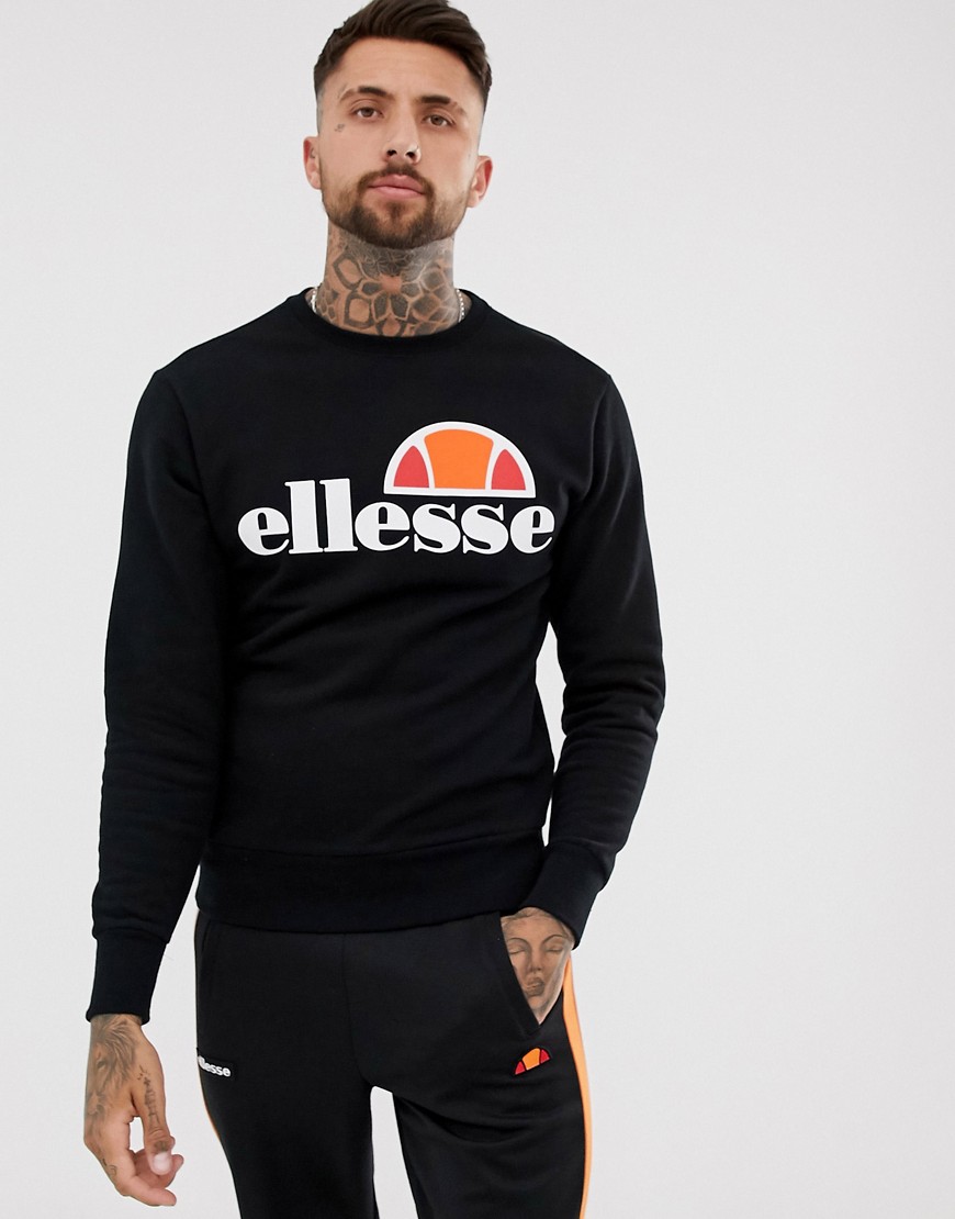 Ellesse - Klassiek sweatshirt met logo in zwart