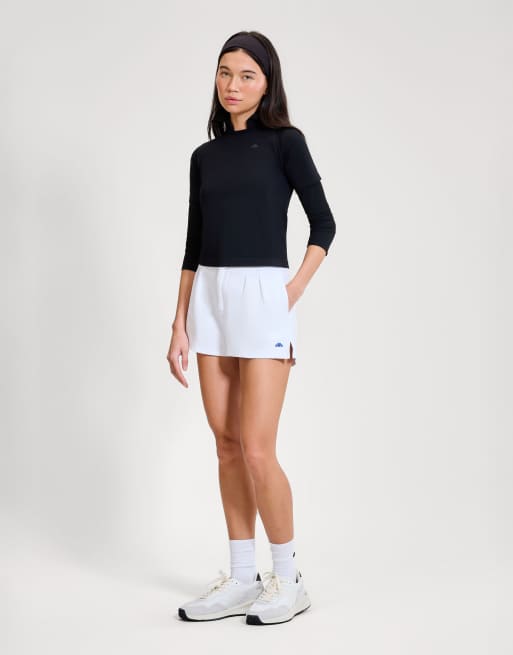 ellesse La bella ss fitted t-shirt in black, 2 of 4
