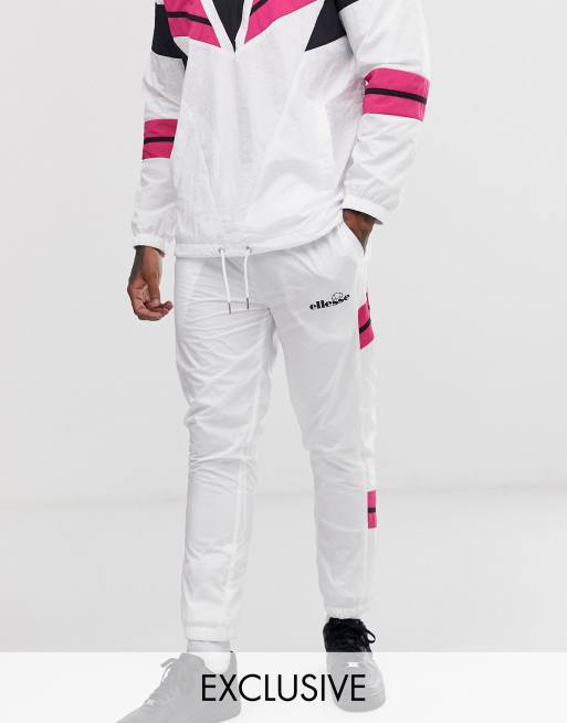 Ellesse tracksuit white sale