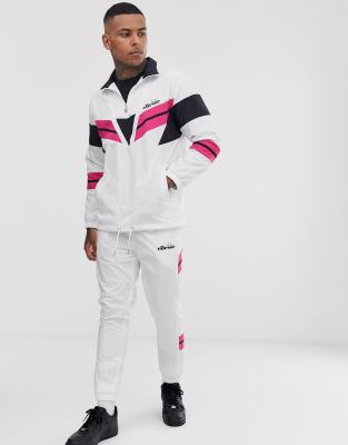 pantaloni ellesse bianchi