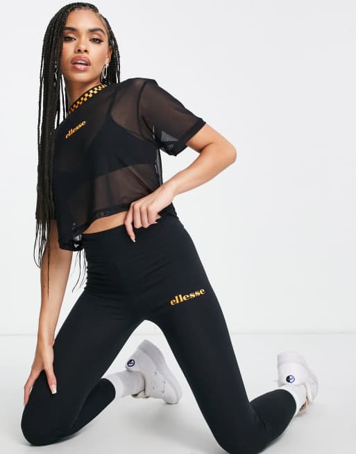 black ASOS in ellesse | leggings