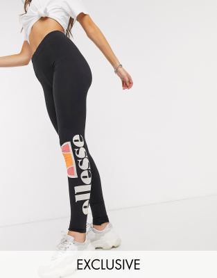 Ellesse leggings with leg logo print | ASOS