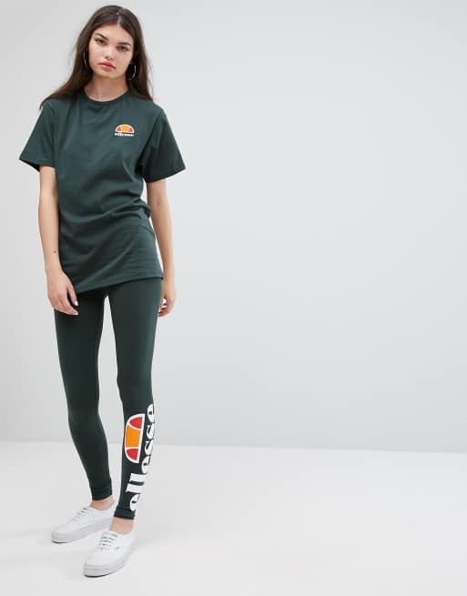 Ellesse leggings with 2025 leg logo print