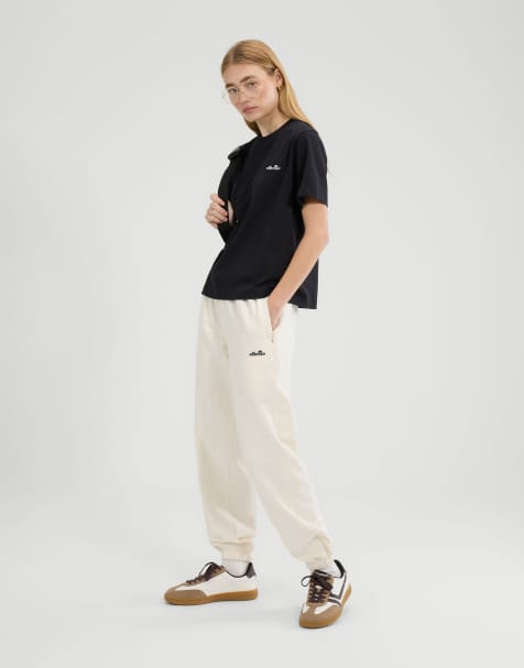 ellesse Lentella jogger in off white - view 1