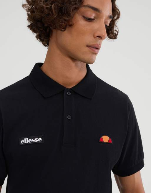 ellesse Lessepsia polo in black, 3 of 4