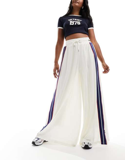 ellesse - Lillie - Pantalon de jogging large - Blanc cassé