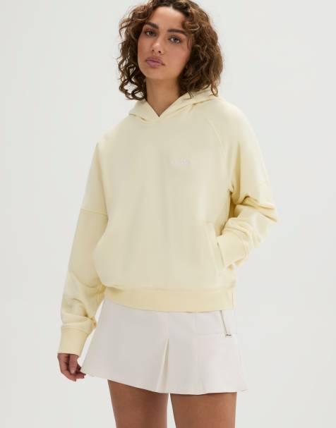 ellesse Liscia oh hoodie in light yellow - view 1