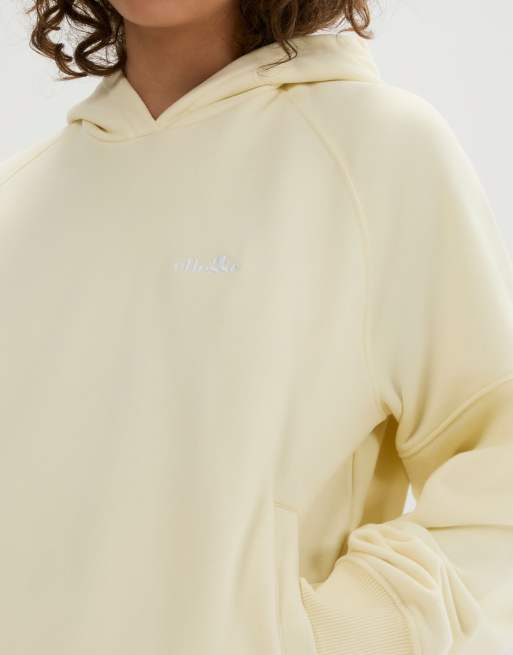 ellesse Liscia oh hoodie in light yellow, 3 of 4