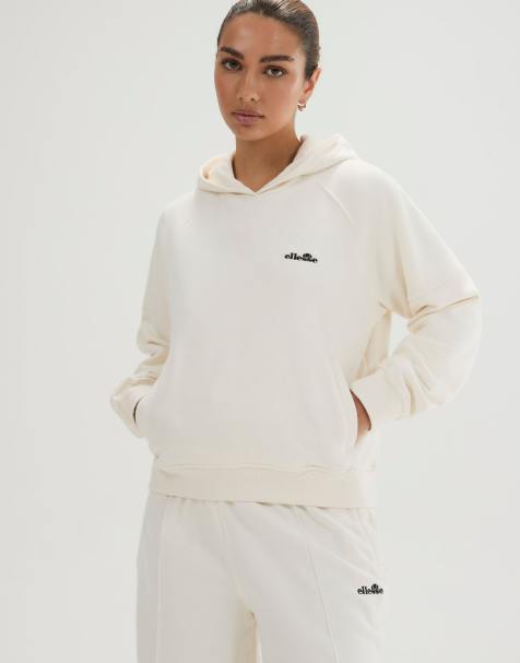 ellesse Liscia oh hoodie in off white - view 1