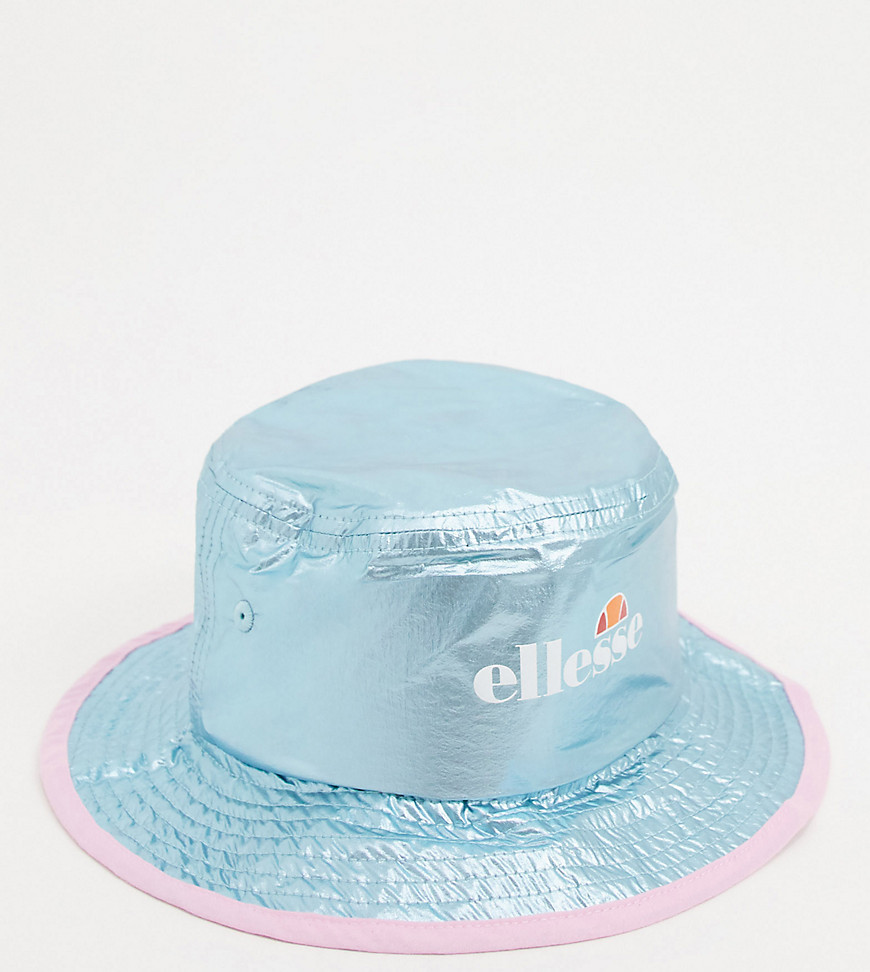 Ellesse Logo Bucket Hat In Blue - Exclusive To Asos-blues