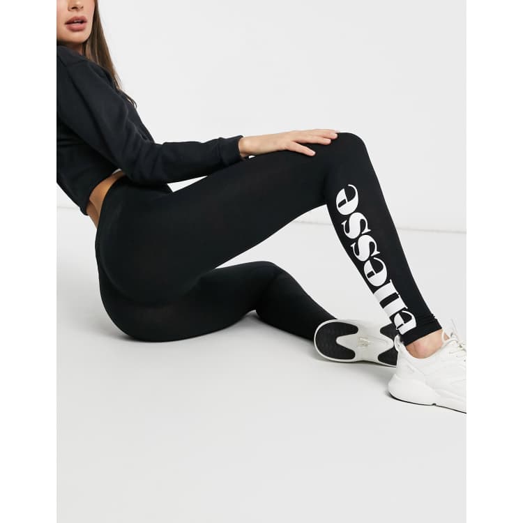 Ellesse logo legging in ASOS black 