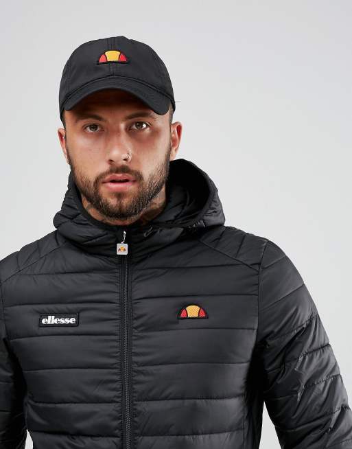 ellesse - Lombardy - Gewatteerd jack in zwart, 3 van 4