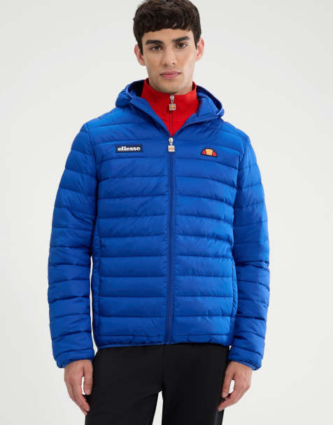 ellesse Lombardy padded jacket in cobalt - view 1