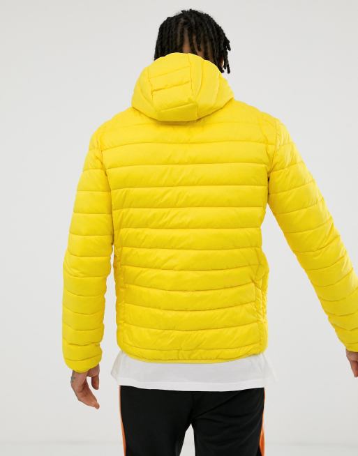 Ellesse yellow shop fluffy jacket