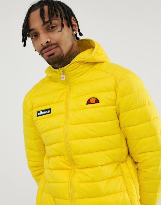 Ellesse yellow 2025 fluffy jacket