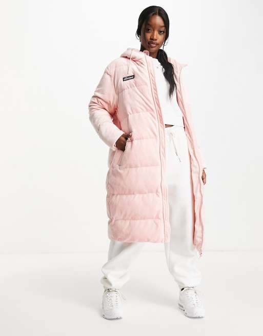 Pink shop ellesse coat