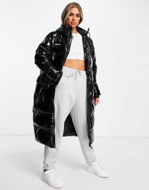 Wet look hot sale bubble coat