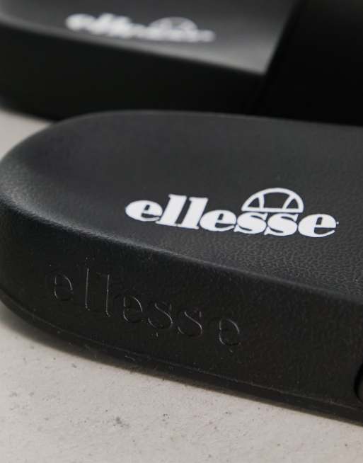 Claquette best sale ellesse noir