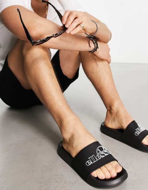 ellesse LS65 sliders in black