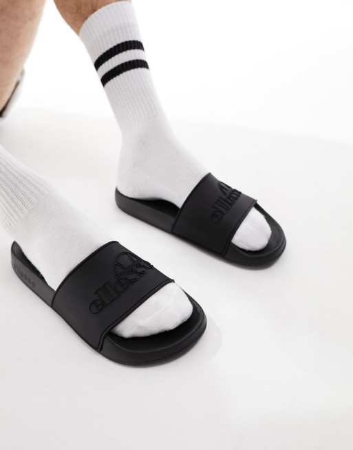 ellesse LS65 sliders in black ASOS