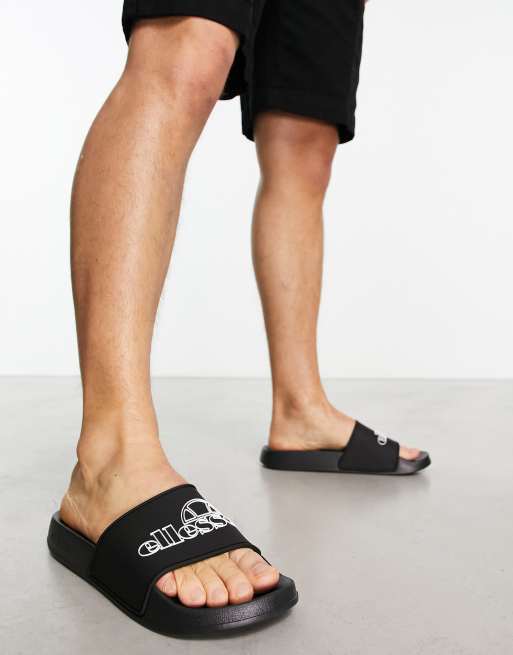 ellesse LS65 slides in black ASOS