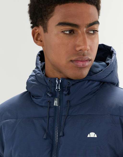 ellesse Lupone hybrid jacket in navy, 2 of 3