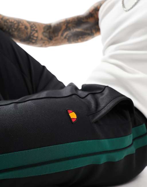 ellesse - Luxor - Trainingsbroek met rechte pijpen in zwart, 3 van 5