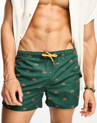 ellesse ellesse Machallo swim shorts in green