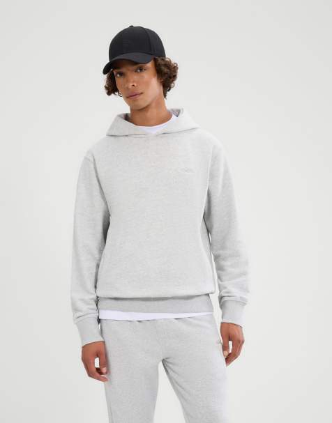 ellesse Madone oh hoody in light grey marl - view 1