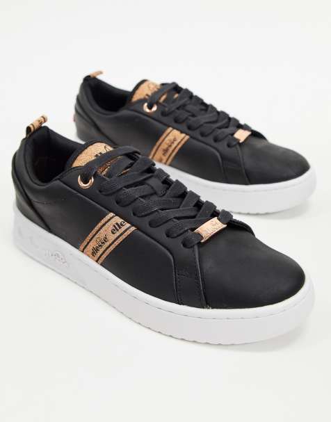 Ellesse - Mezzaluna - Leren sneakers in zwart - view 1