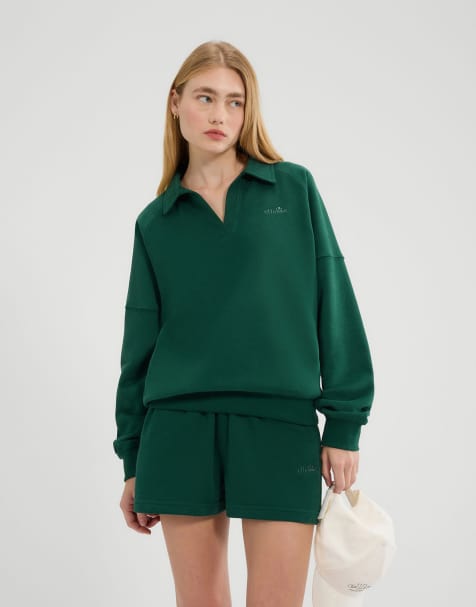 ellesse Morcone sweatshirt in dark green