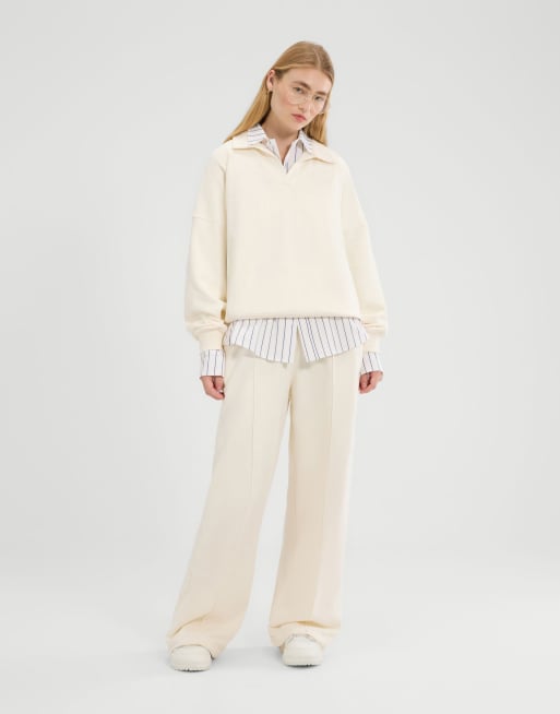 ellesse Morcone sweatshirt in off white, 3 of 4