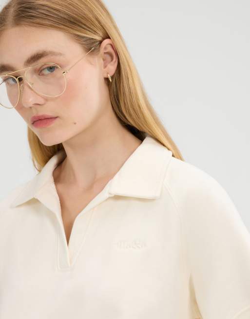 ellesse Morcone sweatshirt in off white, 4 of 4