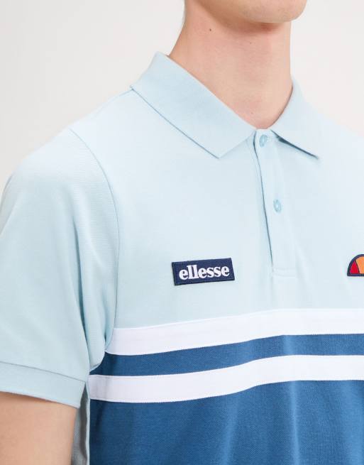 ellesse Muccia polo in blue/light blue, 3 of 4
