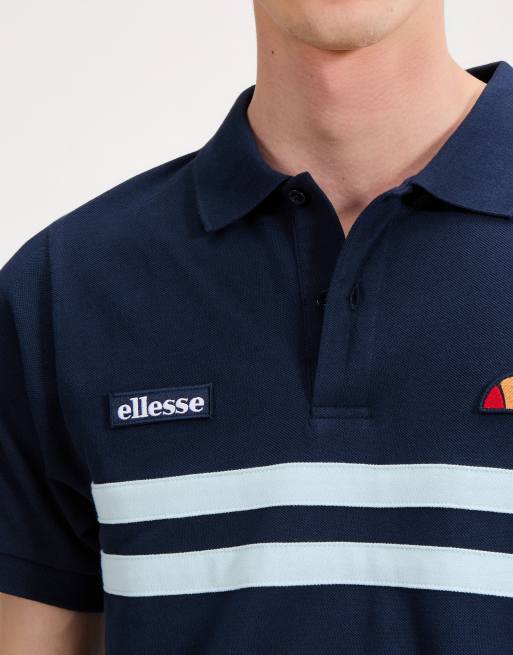 ellesse Muccia polo in navy/light blue, 4 of 4