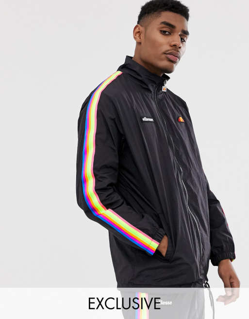 Ellesse flared joggers with side stripe taping, ASOS