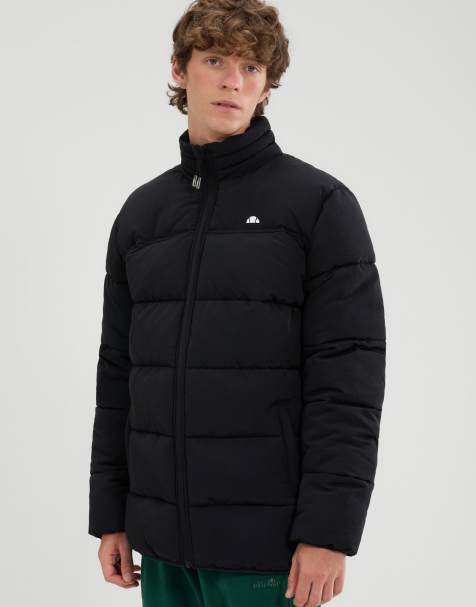ellesse Nebulus padded jacket in black - view 1