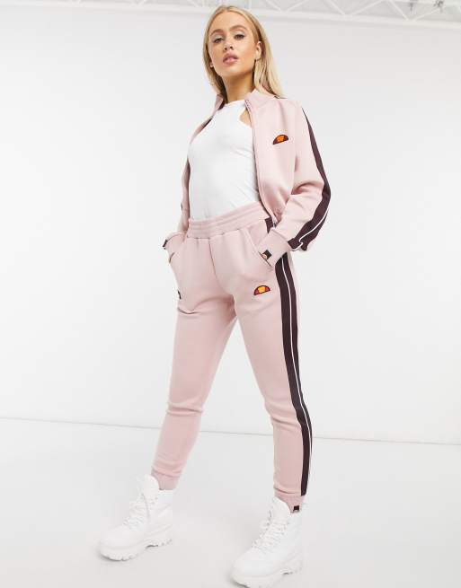 ellesse neoprene jogger in pink co ord ASOS