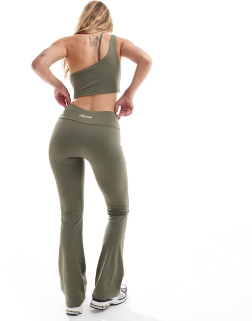 ellesse – Nitro – Legginsy z rozszerzanymi nogawkami w kolorze khaki, 4 z 5