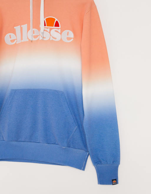 ellesse Noldor fade hoodie in orange