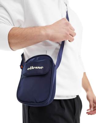 ellesse Ellesse Nolita small cross body bag in navy