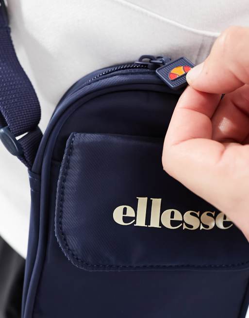 Ellesse Nolita small cross body bag in navy