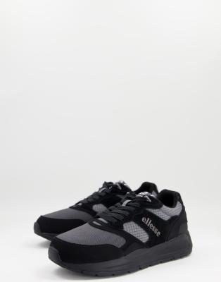 black ellesse trainers