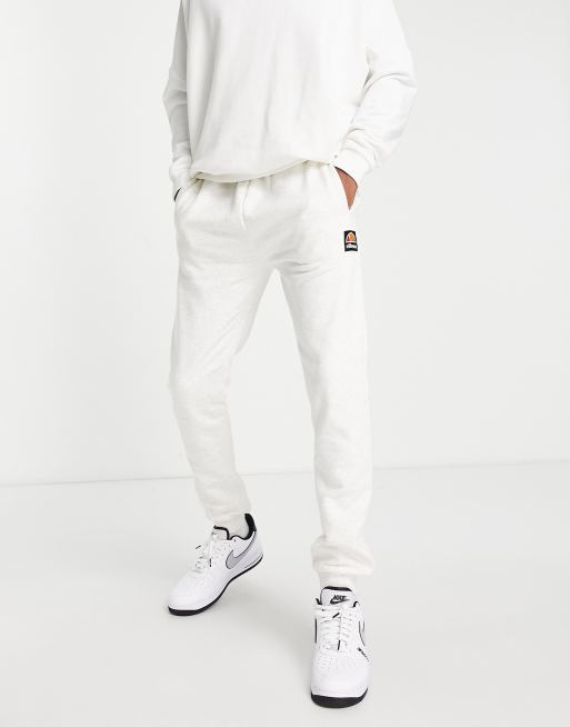 ellesse - Offwhite joggingbukser i fleece