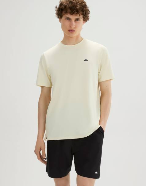 ellesse Olios tee in light yellow - view 1